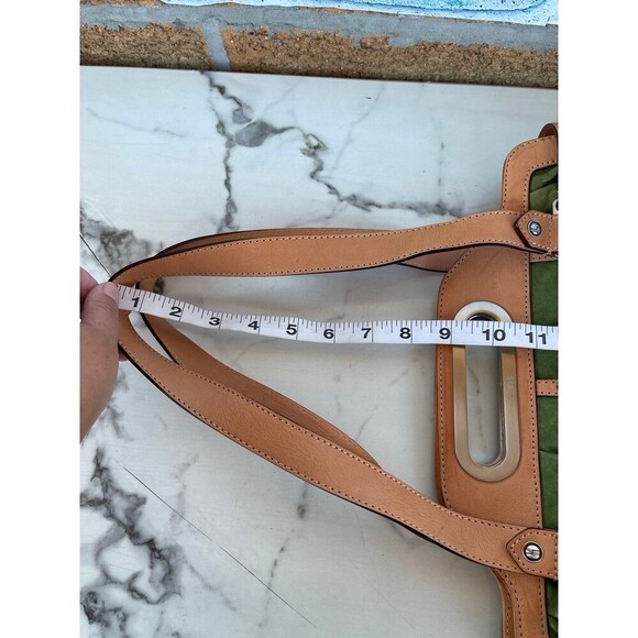 L.A.M.B buttery soft green leather shoulder bag DEADSTOCK - Picture 3 of 13